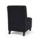 Lesro Siena Lounge Reception Armless Guest Chair, Black, MD Black Upholstery SN1102 - alternate 2